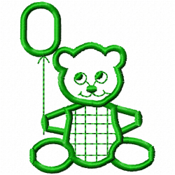Teddy Embroidery Design 2